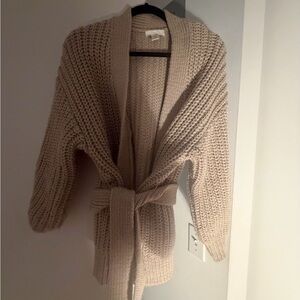 H&M Beige Knit Cardigan